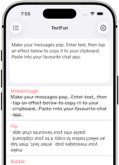 TextFun - Create fun messages instantly